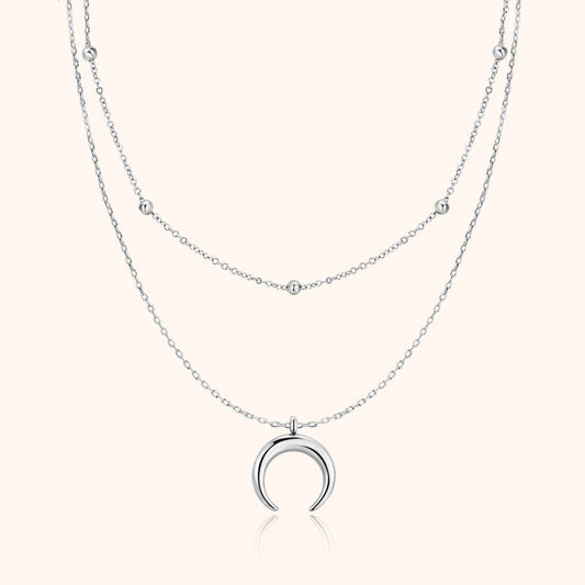 Luna – Collar doble con luna