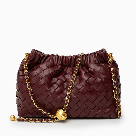 Miranda – Bolso trenzado con cadena