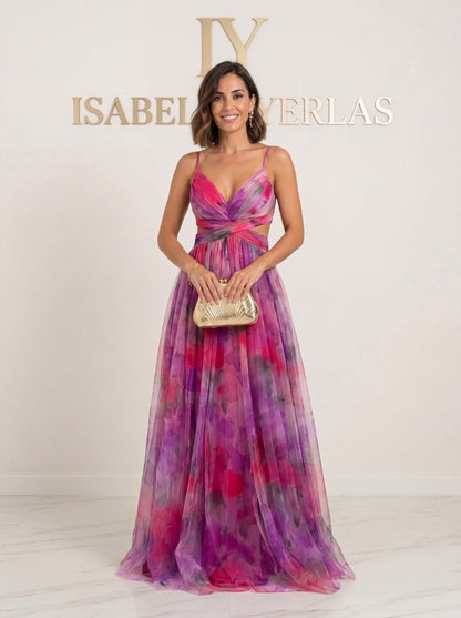 Vestido de ceremonia de tirantes