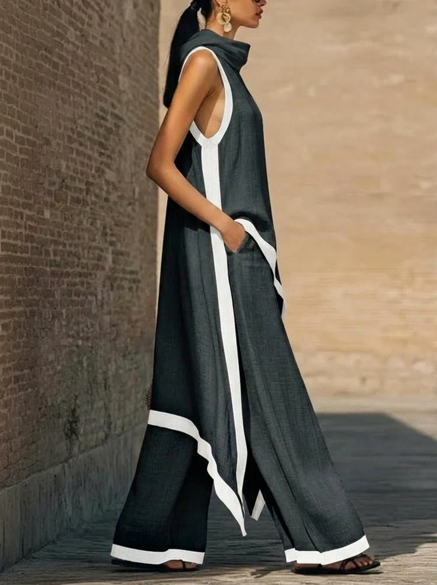 Tarsila | Conjunto esencia griega en lino premium