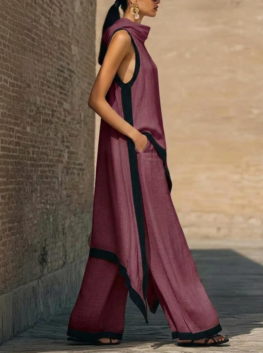 Tarsila | Conjunto esencia griega en lino premium