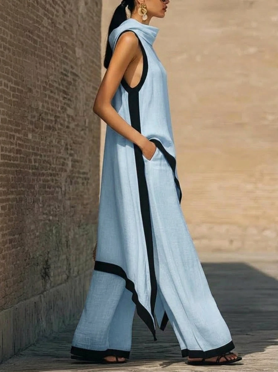 Tarsila | Conjunto esencia griega en lino premium