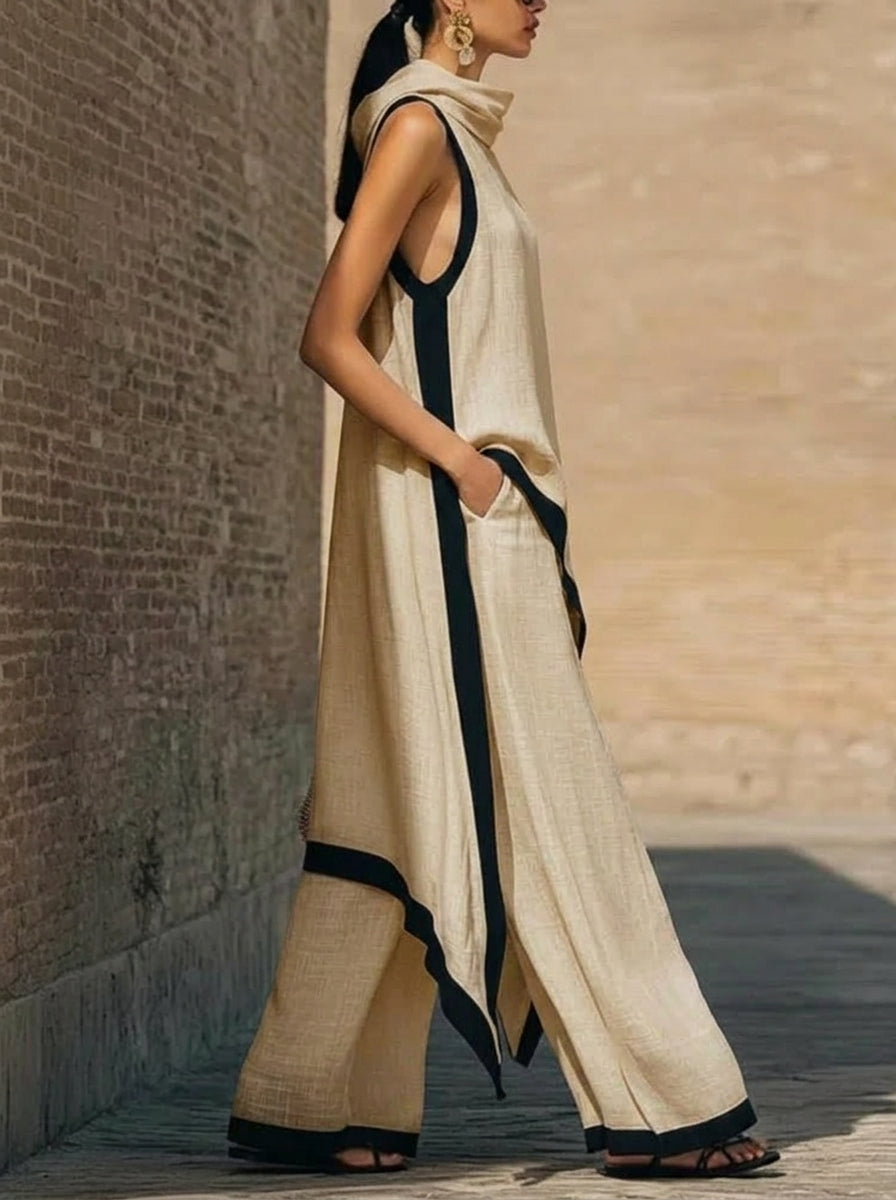 Tarsila | Conjunto esencia griega en lino premium