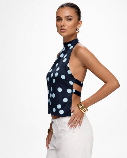 Top Halter Lunares Muse