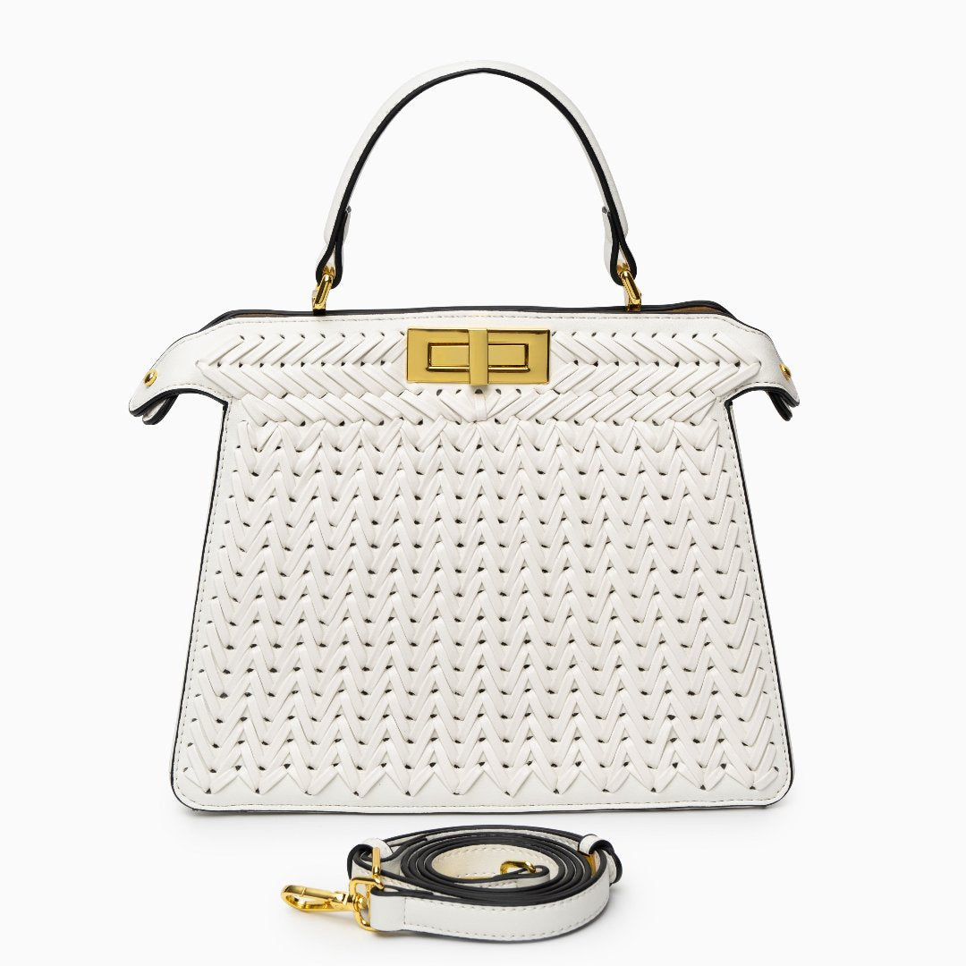 Jimena – Bolso trenzado estructurado