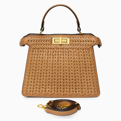 Jimena – Bolso trenzado estructurado