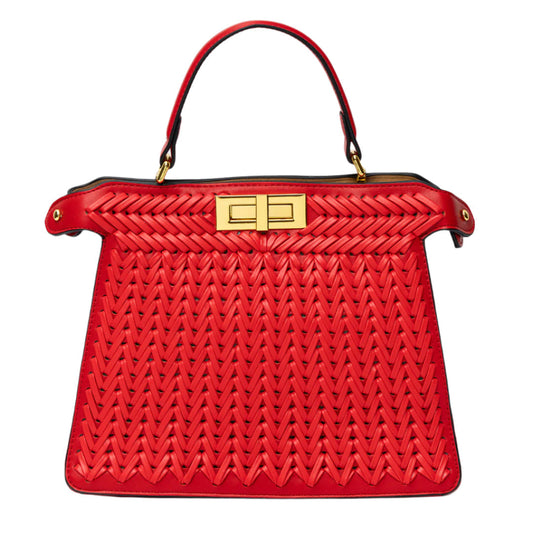 Jimena – Bolso trenzado estructurado