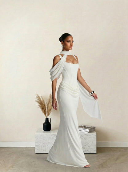 Sculpt Pleated Allegr Dress
