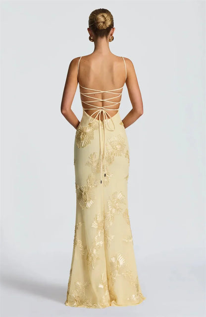 Lila | Corte Sirena y Espalda Descubierta