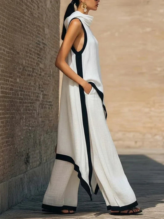 Tarsila | Conjunto esencia griega en lino premium