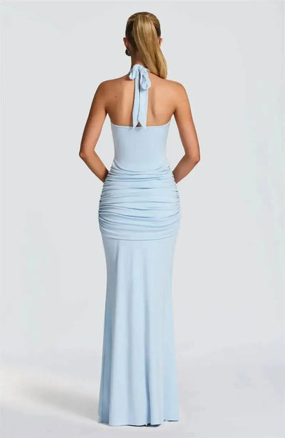 Atenas | Vestido Halter con Espalda al Aire