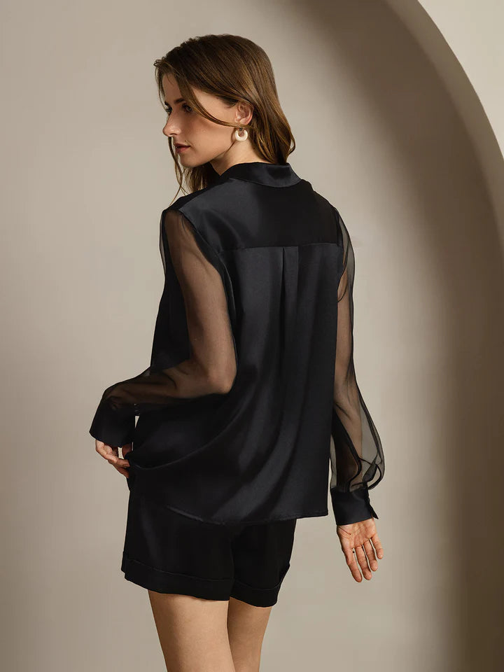 Blusa Verona de Tul Traslúcido