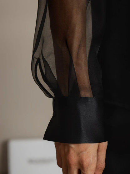 Blusa Verona de Tul Traslúcido