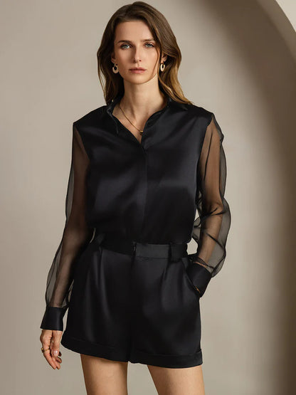 Blusa Verona de Tul Traslúcido