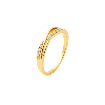 Elvira – Anillo fino con circonitas